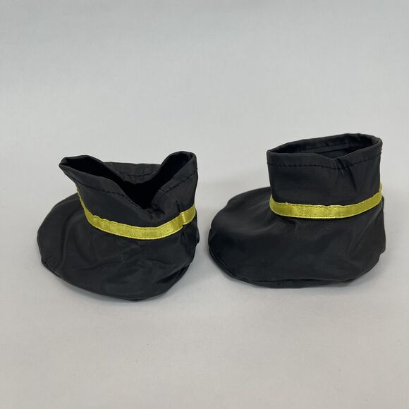 Build A Bear Workshop BABW Shoes Black Yellow - Picture 3 of 6